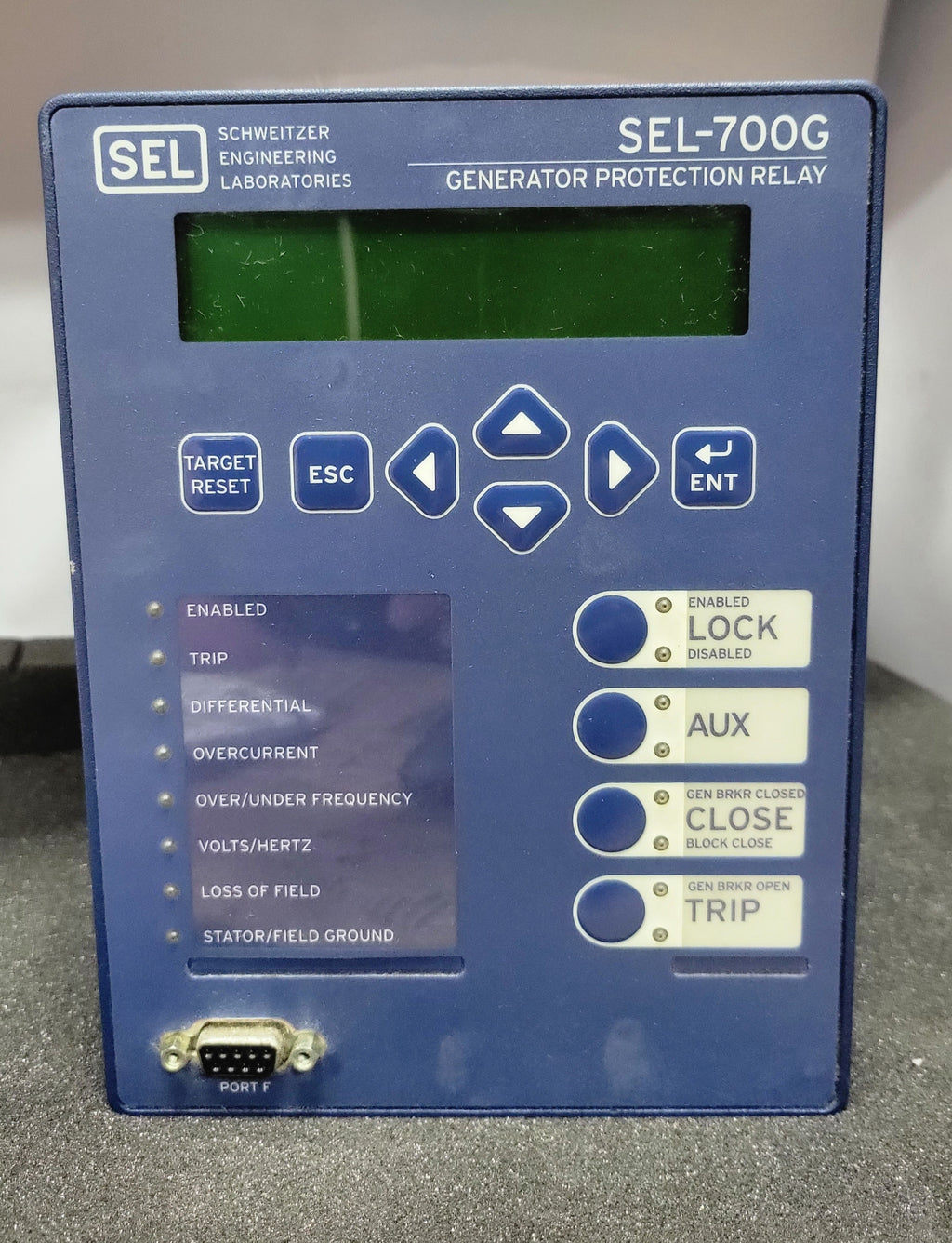 SCHWEITZER ENGINEERING LABORATORIES | SEL-700G | GENERATOR PROTECTION