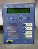 SCHWEITZER ENGINEERING LABORATORIES | SEL-700G | GENERATOR PROTECTION RELAY