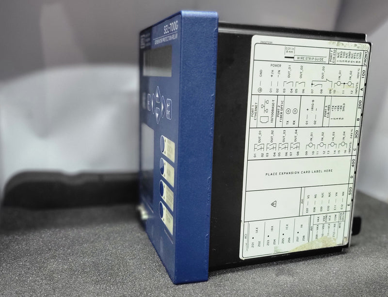 SCHWEITZER ENGINEERING LABORATORIES | SEL-700G | GENERATOR PROTECTION