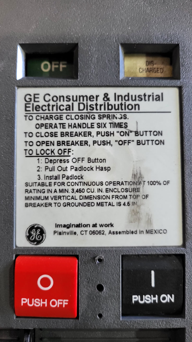 POWER BREAK II | GENERAL ELECTRIC | SSF08G208
