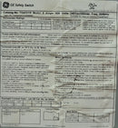 SAFETY SWITCH | GENERAL ELECTRIC | TG4321R