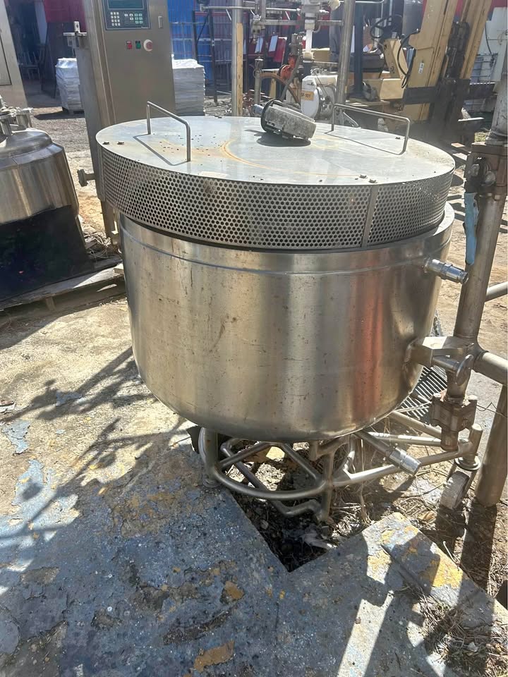 Tanque proceso stainless hopper