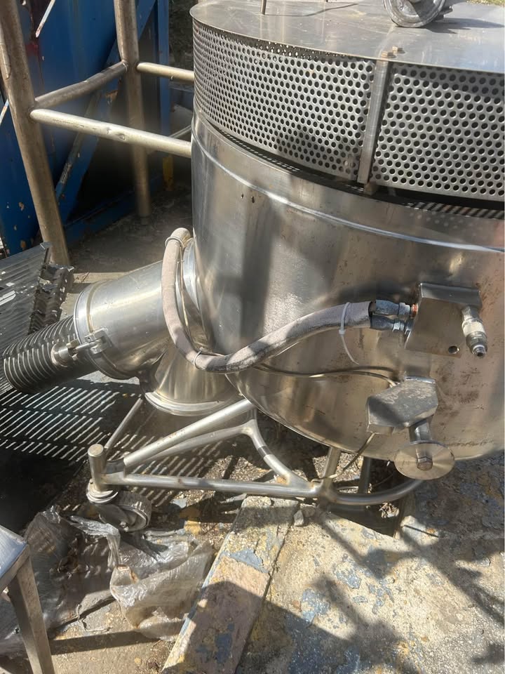 Tanque proceso stainless hopper