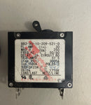 A close-up of the BB2-XO-10-209 30 FL AMP circuit breaker shows specs like 30 FL AMP, 50/60 Hz, 3000A interrupt capacity, and connection terminals.