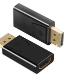 Display Port to HDMI Male Female Adapter Converter DisplayPort DP to