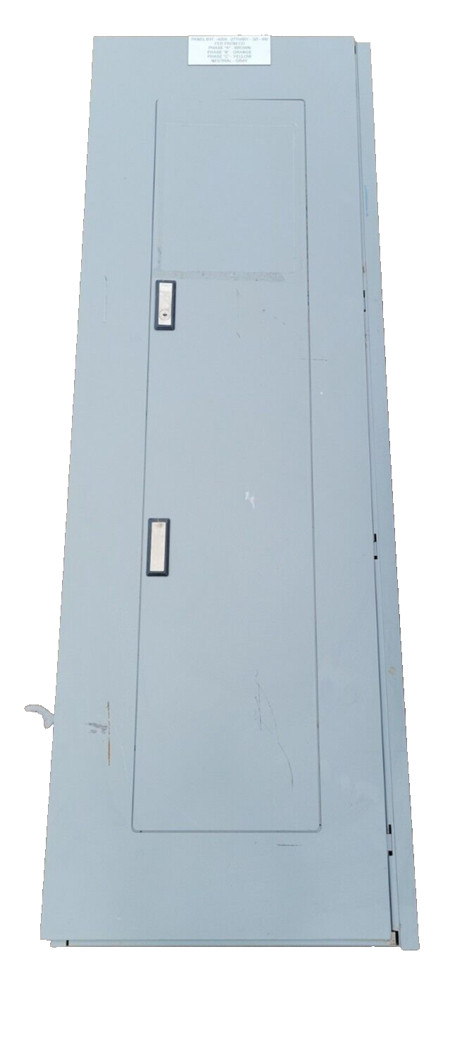 EATON PRL2A 400 AMP MAIN BREAKER PANELBOARD 42 CIRC 480Y277V 3Ph 4W