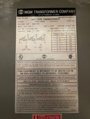 MGM TRANSFORMER 240 – 208/120 | 60 Hz, 150ºC, 3 PHASE, ALUMINUM HT75C3B2-D16 NEW Surplus