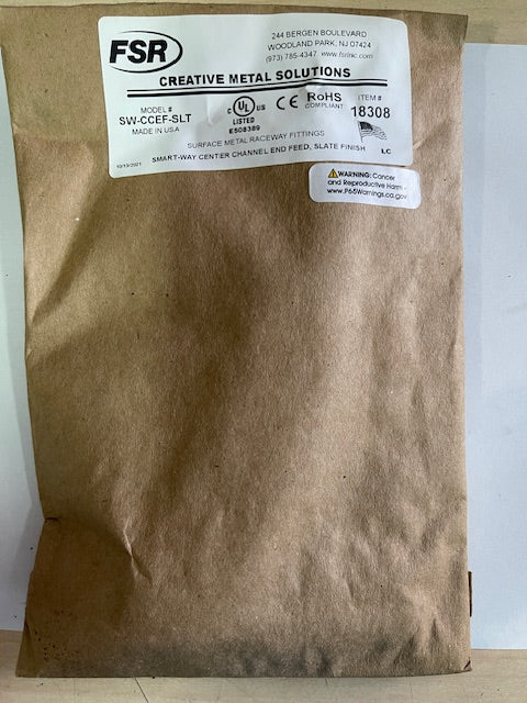FSR Surface Metal Raceway Fittings SW-CCEF-SLT