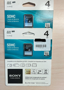 Sony 4GB SDHC SF4N4/TQ1 LA 15 MB/S Memory Card