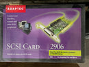 Vintage Adaptec AVA-2906 32 Bit PCI SCSI Controller Card 2906 - New Sealed