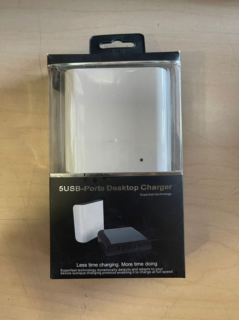 5USB-Ports Desktop Charger