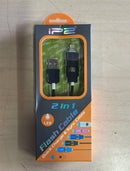 2 in 1 FLASH CABLE QUICK CHARGER & SYNC CABLE