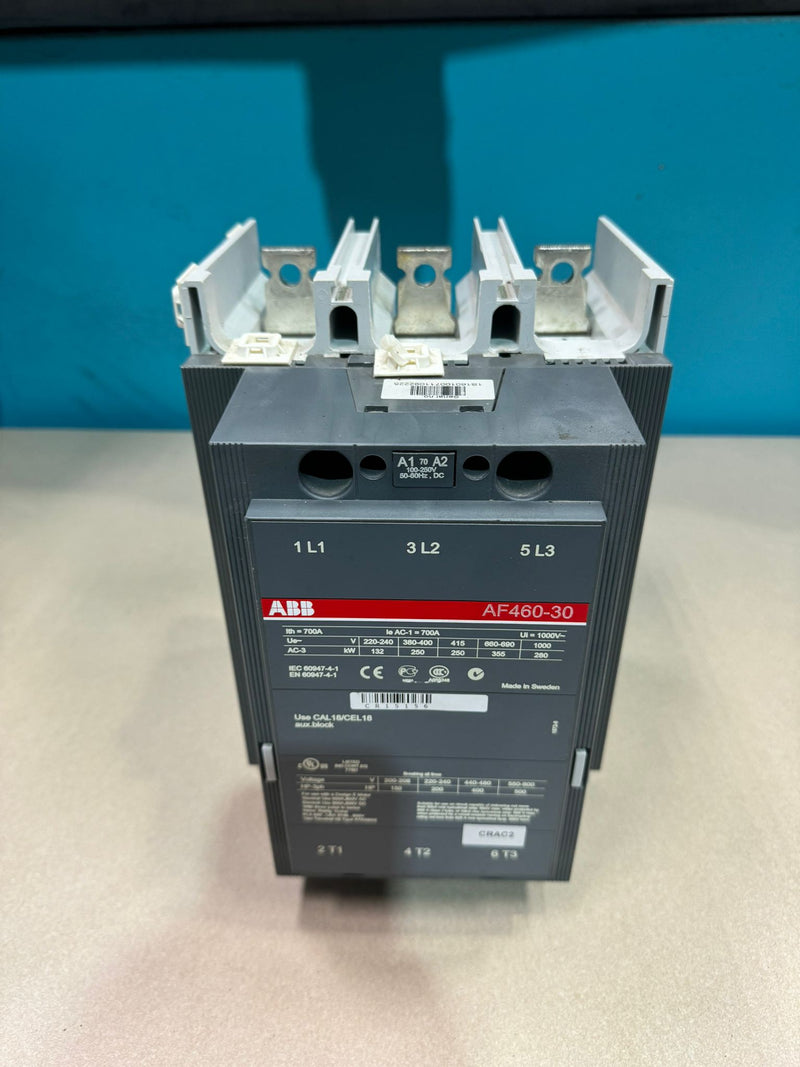 ABB Contactor AF460-30, 600V, 500HP, 3Pole