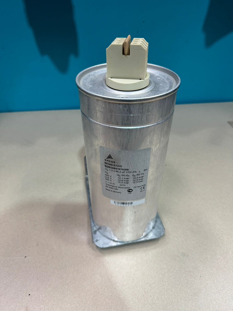 Epcos Power Factor Capacitor Conditioner MKV440-D-12,440V 14,5 Kvar