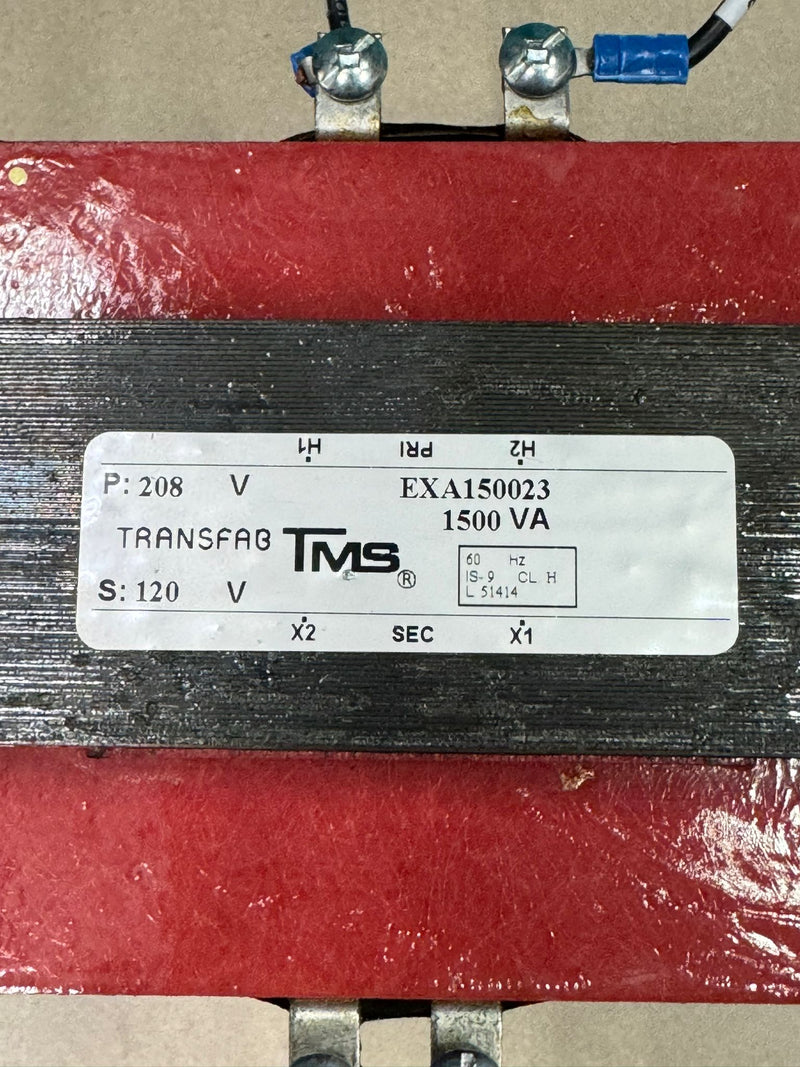 TRANSFAB TMS EXA150023 1500 VA, 208 X 120 VOLT CONTROL Transformer