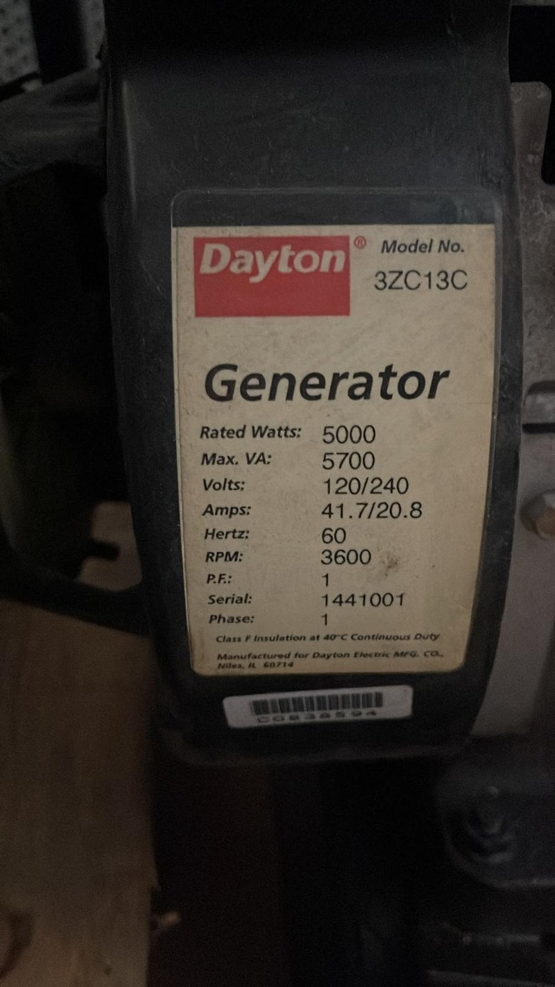 Daytona Generator 5000 watts