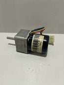 Japan Servo Motor H6P3HG5 A: .20 / .25  V: 100  RMP: 14.5 / 17  GEAR RATIO: 1/92.5
