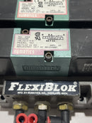 Flexi Blok w5 Numatics 150 PSIG Air Valve... Manufacturer: Numatics Flexiblok Model: 082SS415M  225285B
