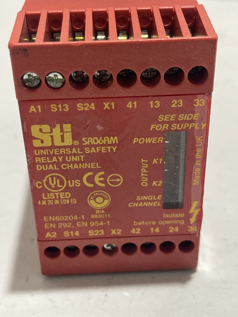 Minotaur MSR6R/T Universal Safety Relay Unit Single Channel