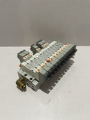 SMC Solenoid Valve Cluster 10 PORT NVJ5143Y