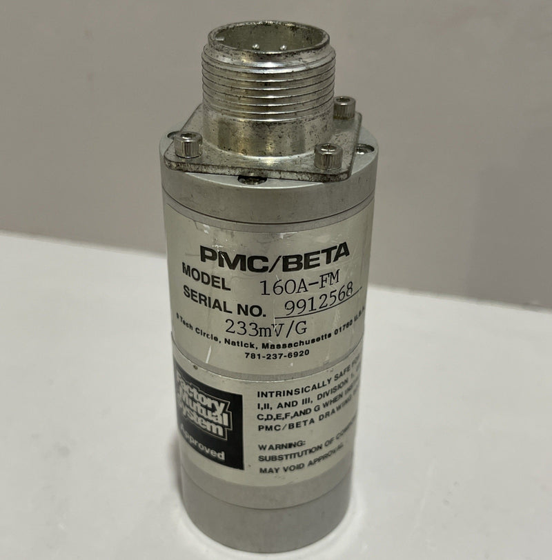 Vibration Transducer Sensor PMC/Beta 160A/FM LOT OF 2   233 M VG