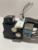 MACSVNX Solenoid Valve 35ABOODDFJ1KD LOT OF 2  with sentronic 10PX400PRG Programmable Pressure Control