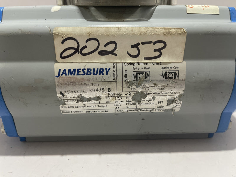 JamesBury Actuator VPVL250 SR 4/5