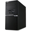 The refurbished ACER VERITON VM5W1 desktop features an i7-6700, 8GB DDR4 RAM, 500GB HDD, front USB ports, memory card slots, a power button, and a ventilation grille on the lower front panel.