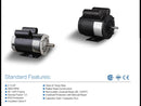 Air Compressor Motor (Model: 1205T-ODP) (Frame: 145T) (5HP SPL)