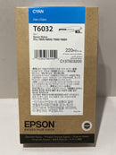 Epson Cartridge, Marca: Epson Ultra Chrome, T6032, Color: Cyan