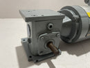 MARCA: BALDOR, TRANSMISION: BOSTON GEAR, HP: .33, PH: 3, VOLTS: 400-208-230/460, RPM: 1425-1725