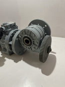 MARCA: GRUPPO INDUSTRIALE, KW: .67, VOLTS: 250/440, RPM: 3300, REDUCER: MOTOVARD