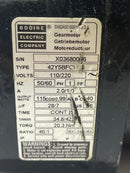 Bodine 1/5 / .20 HP 42Y5BFCI Single Phase AC Motor 115/120 VAC WITH 40:1 REDUCER
