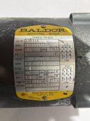 BALDOR AC Motor HP1, PH:3, 208/230/460 VOLTS: RPM: 1725, FR 56C
