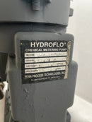 Hydroflo 22 GPH metering Chemical Pump W LEESON 1/3HP motor