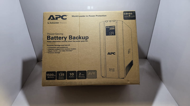 UPS Schneider Electric / APC Battery Backup Pro 1500 VA 865 Watts 230V HD