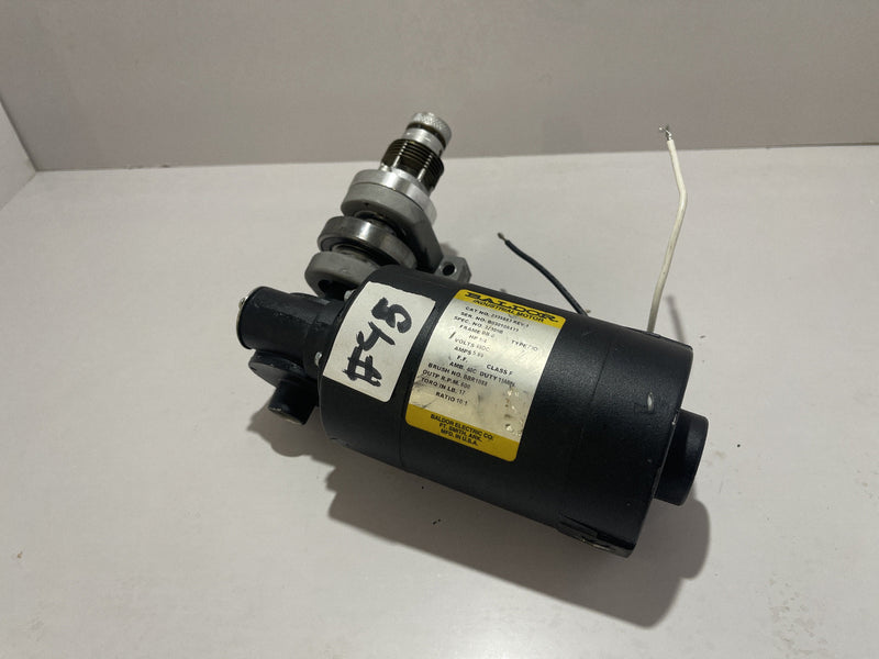 BALDOR 48V, DC Motor 1/4 HP, RPM 600 WITH 10:1, 17 lb-in REDUCER