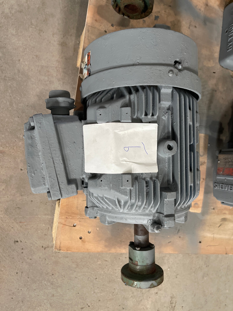 Siemens AC Motor 5HP, 3PH, 230/460, FR 184T,